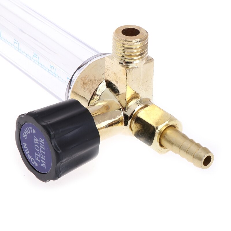 7Mm Argon Flow Meter 1/4PT 0.35 Mpa Flow Meter CO2 Kooldioxide Drukregelaar Regulator Valve Flowmeter
