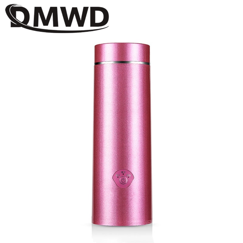 Dmwd mini elkedel vand termisk kedel rejse rustfrit stål te kaffe mælk kogekop bærbar tekande 110v-220v