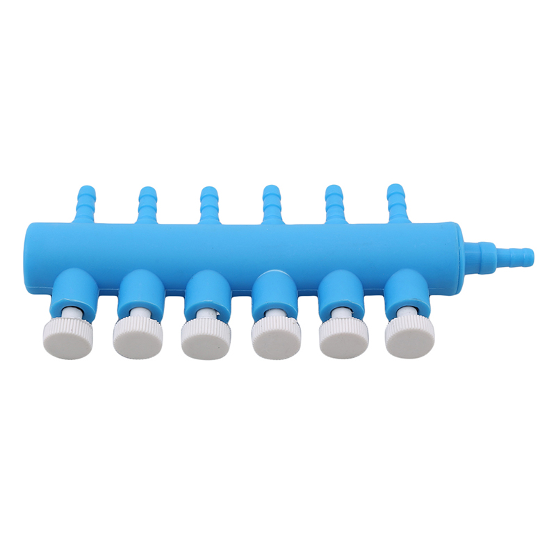 Fish Tank Plastic Pipe Distributor Aquarium Supplies Oxygen Supplies Pump Fish Tank Control Valve Air Pipe Distributor Adapter: 6