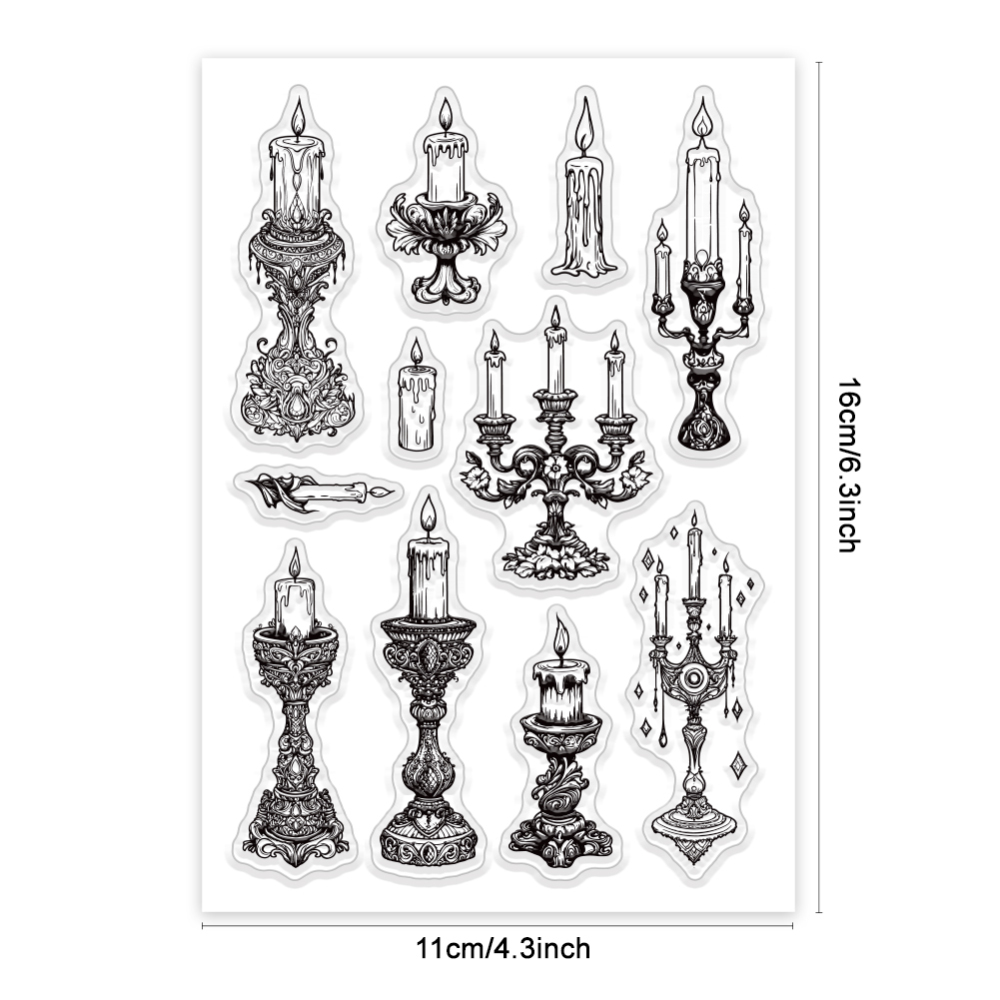 1 Vel Hanfu Vrouwen Clear Stempels Oude China Lady Siliconen Clear Stempel Zeehonden Fan Transparante Stempels voor DIY Scrapbooking Kaarten: Champagne