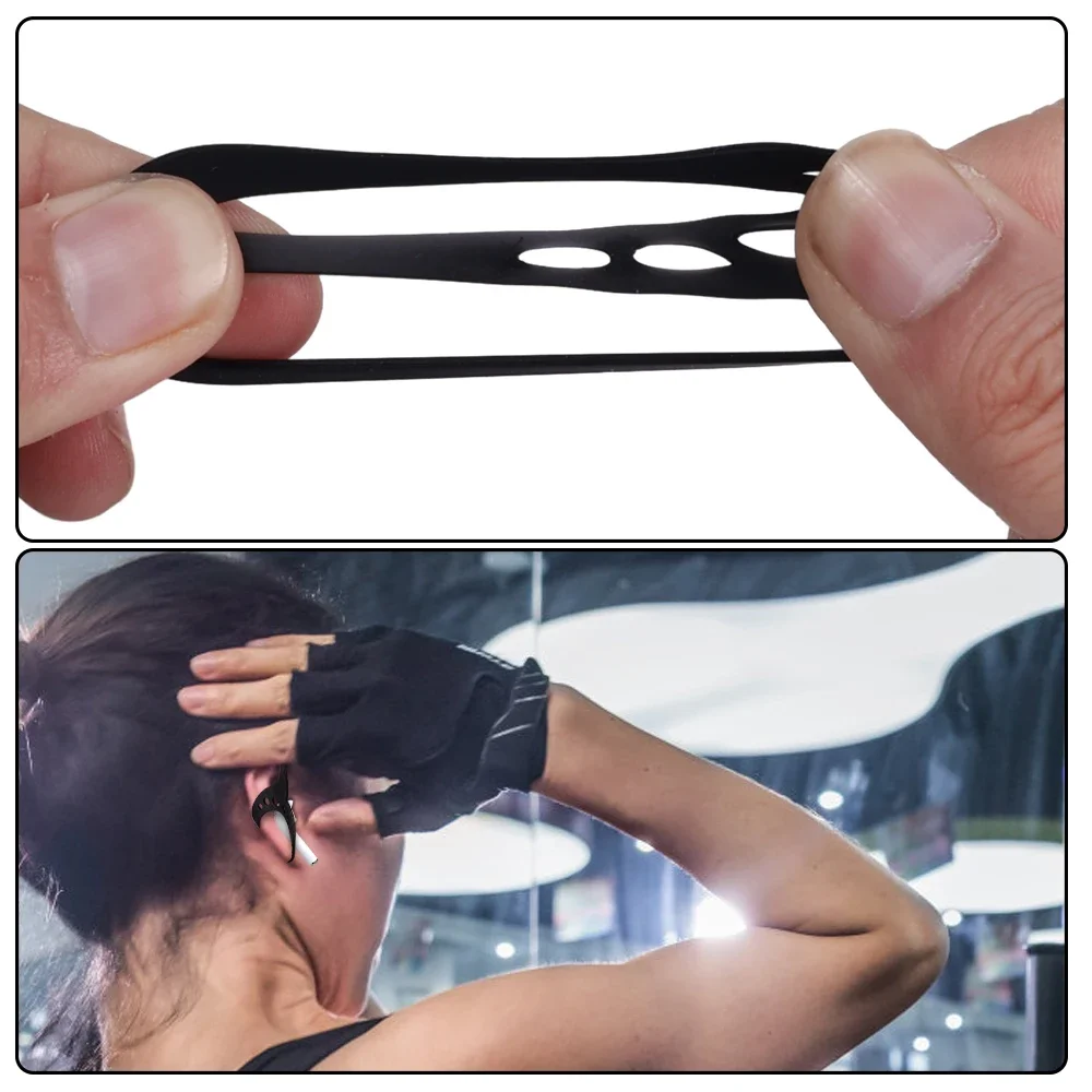 Soft Silicone Ear Hook Protective Sleeve Earbuds Headphone Sport Headset Anti Earphone Holder Keeps Earbuds Secure