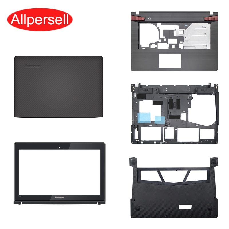 Funda de portátil para Lenovo Y400 Y410P Y430P Y400N cubierta superior/funda reposamanos/carcasa inferior/cubierta de disco duro/Marco de pantalla a estrenar