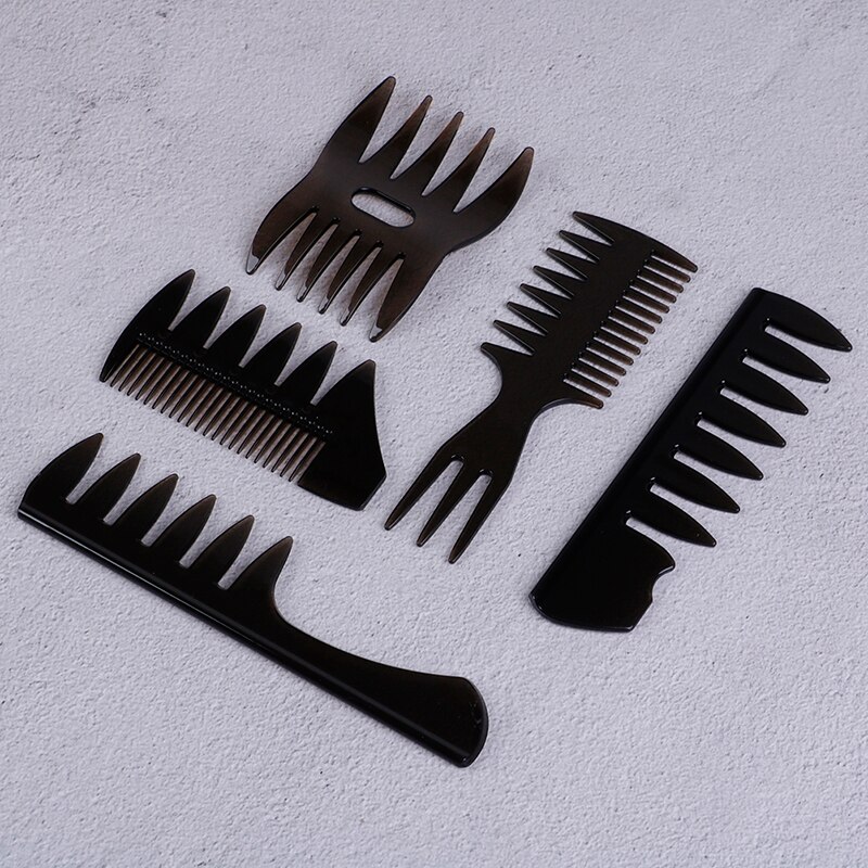 Oil Hair Comb Wide Teeth Hair Comb Classic Oil Slick Styling Hair Brush For Men