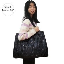 Große Größe Mehrweg Faltbare Einkaufstasche Tote Tasche Eco Tasche T-shirt Tasche Wasserdichte Ladenbesitzer Taschen Handtaschen