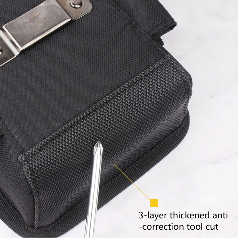 Multifunctional Electrician Tool Pouch with 6 Slip Pockets Electrician Tool Bag