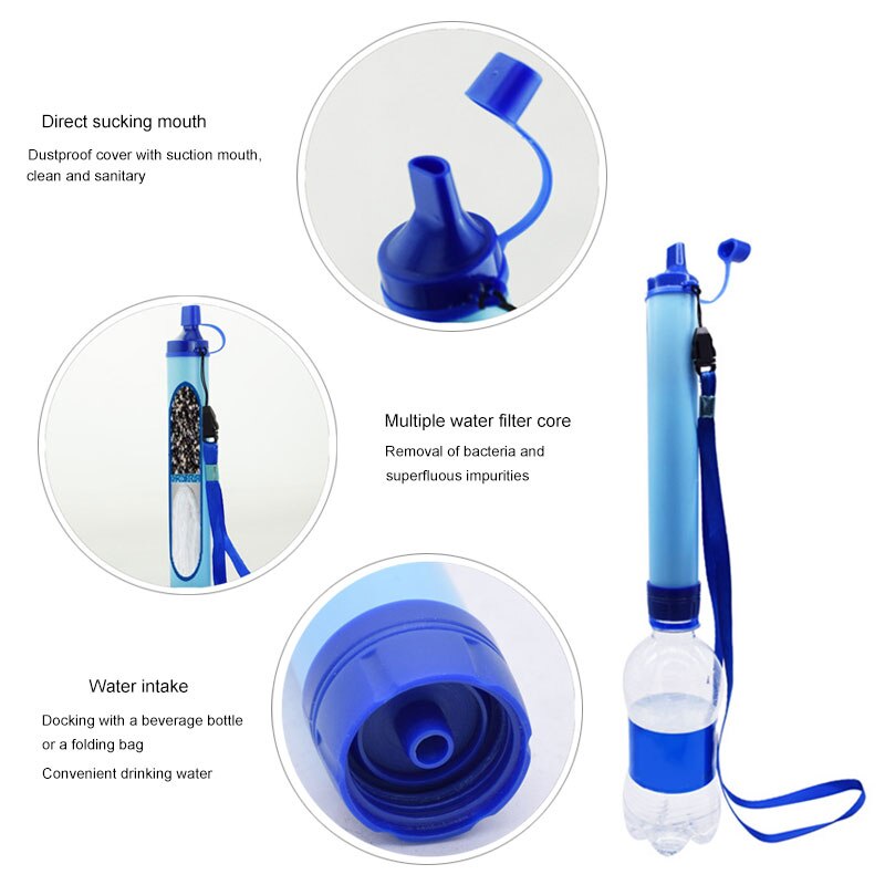 Purificador De Agua Para Exteriores Dispositivo Port til Para Acampar 