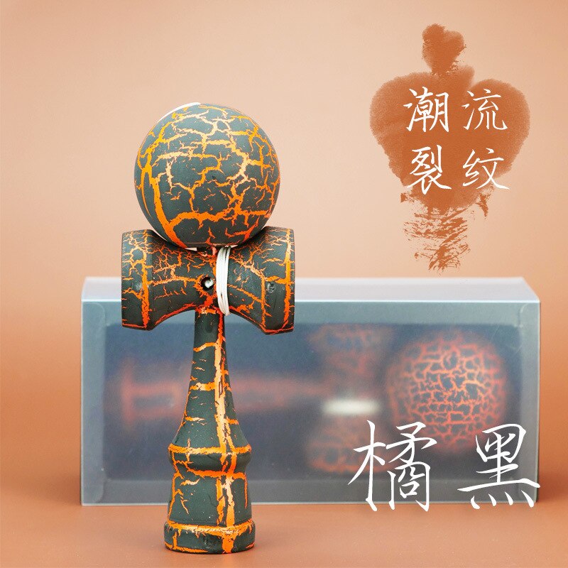 Verschillende Stijlen Kendama Bal Houten Speelgoed Marmer Kleur Kendama Profesional Bekwame Jongleren Ballen Speelgoed Voor Volwassen Kinderen: Blauw