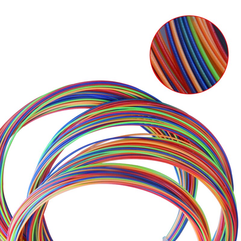 Alpha Rainbow-Cuerda de Bádminton de nailon, cuerda deportiva de 20-30 libras, red C5, 10 unids/lote