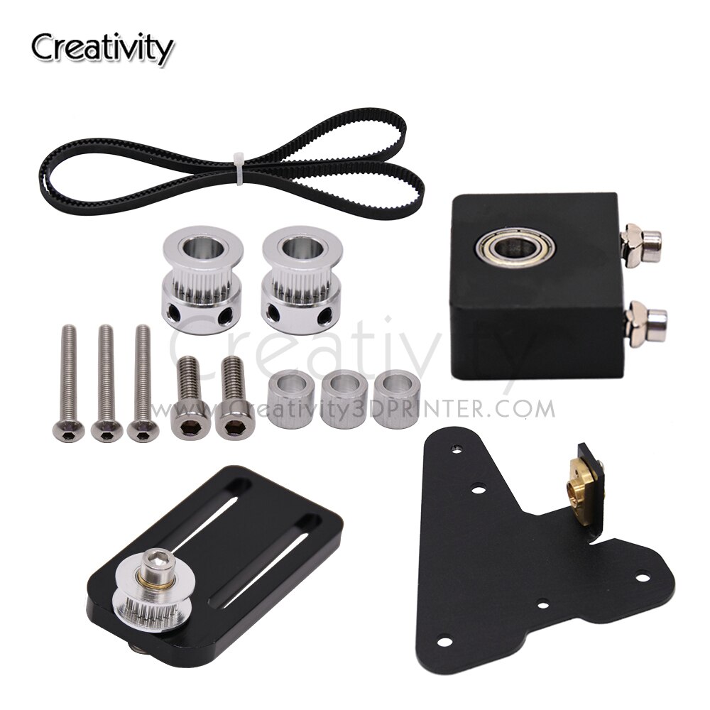 3D Printer Parts Upgrade Kits Ender-3/CR10 Dual Z Axis T8 Lead Screw Kits Bracket Aluminum Profile WIth Belt Pulley