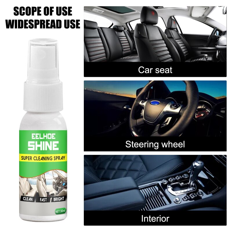 30ML Auto Interior Plastic Plastic Parts Wax Retreading Agent Renewed Plastic Auto Plastic Renovated Coating Car Light Cleaner