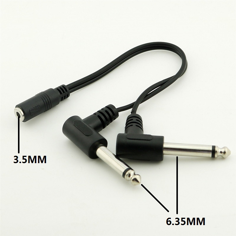 3.5mm Jack Stereo Female to Double 3Pin XLR Female Audio Cable Adapter Connector Microphones Connector Plug 0.2/0.5/1/1.5/3M