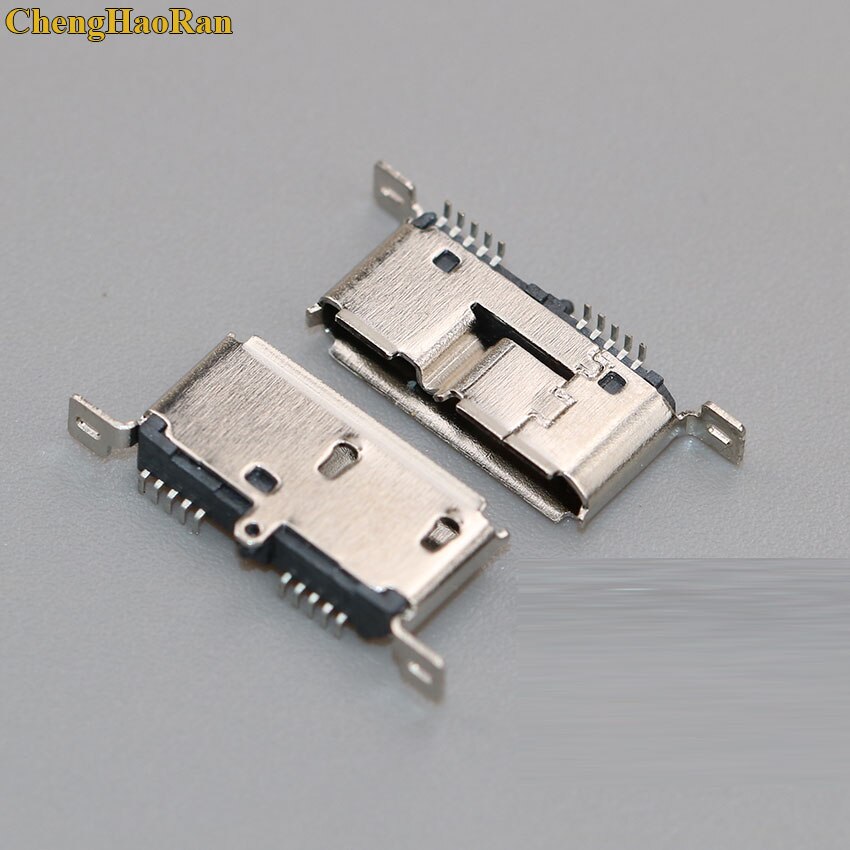Chenghaoran 2 kpl micro usb 3.0 jack 10 pin naaras pistoke tail latausportti mobiili kovalevy liitäntä mikroliitin: No 3