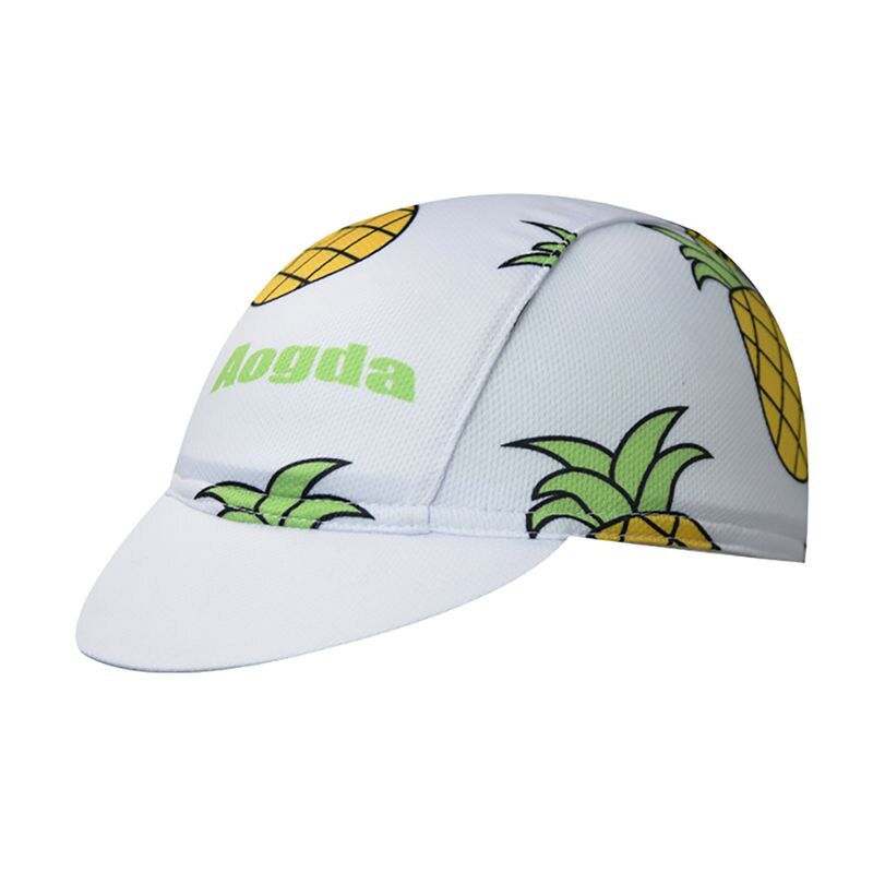 Quick Drying Printed Cycling Cap Bicycle Breathable Sunshade Sweat Absorbent Polyester Under Hat: A6