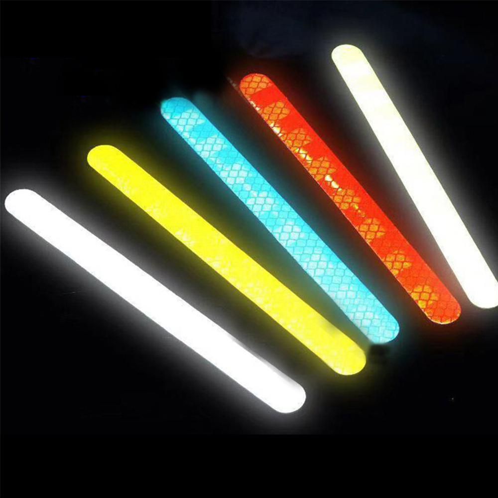 2pcs Car Rearview Mirror Stickers Universal Safety Mark Car Reflective Strip Waterproof Anti-collision Warning Tape Car-styling