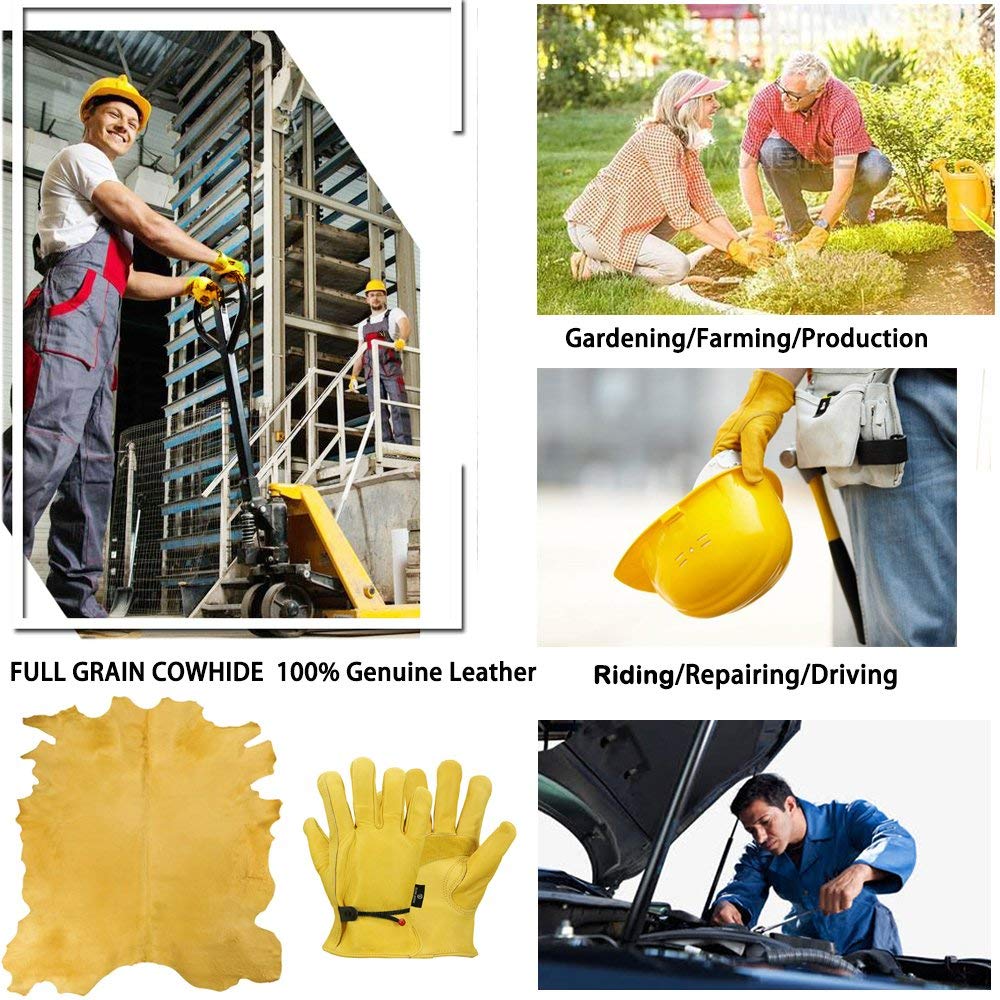 Rindsleder, Schweißen, Arbeitssicherheit, Schutz, Kuhhandschuhe, Wärmeisolierung, schnittfest, feuerhemmend, Holzofen, Kamin, Grill, Backen