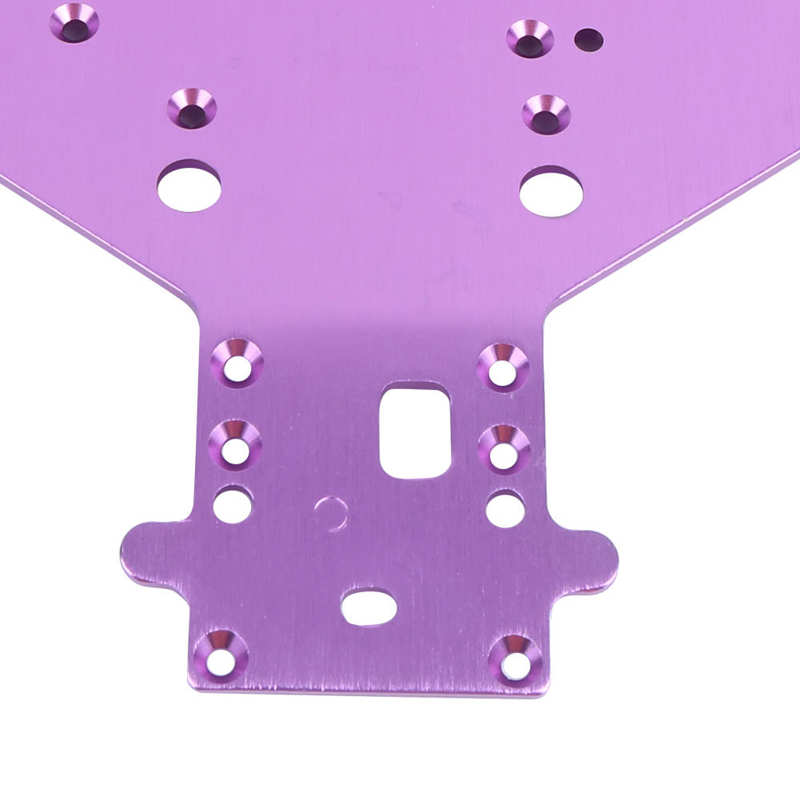 Aluminum Alloy Chassis Upgrade Parts Fit for HSP 94107 94111 94110 94124 RC Car