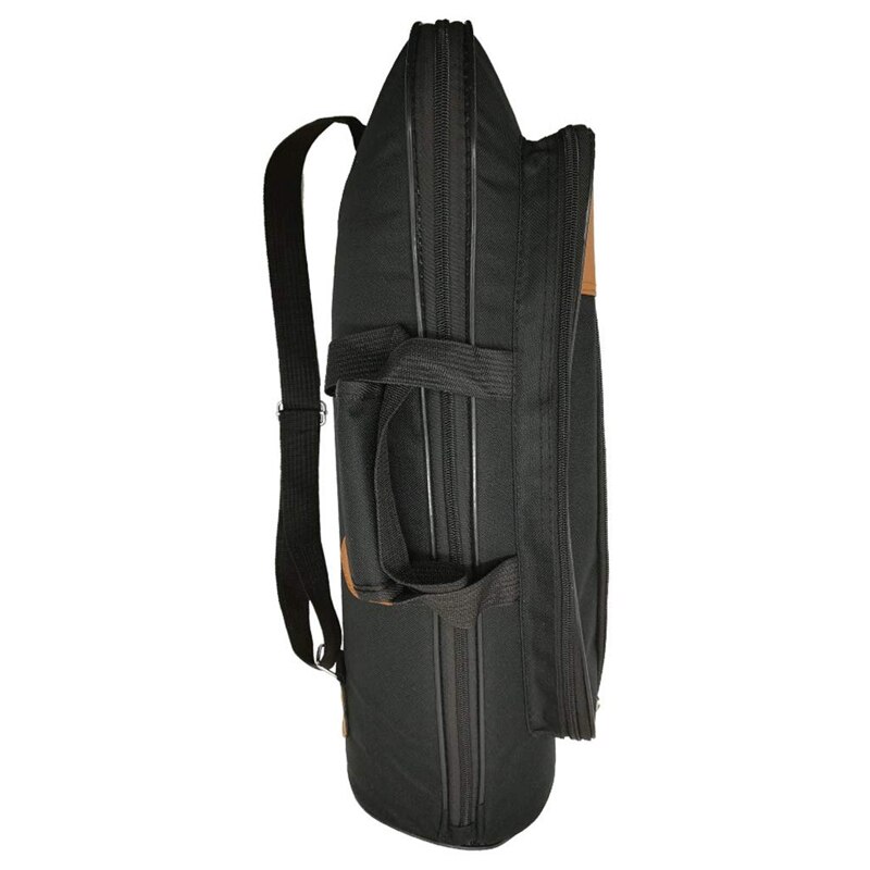 Trompet gigbag 8mm gevoerde zachte draagtas rugzak 600d waterafstotende oxfordstof met verstelbare schouderriem