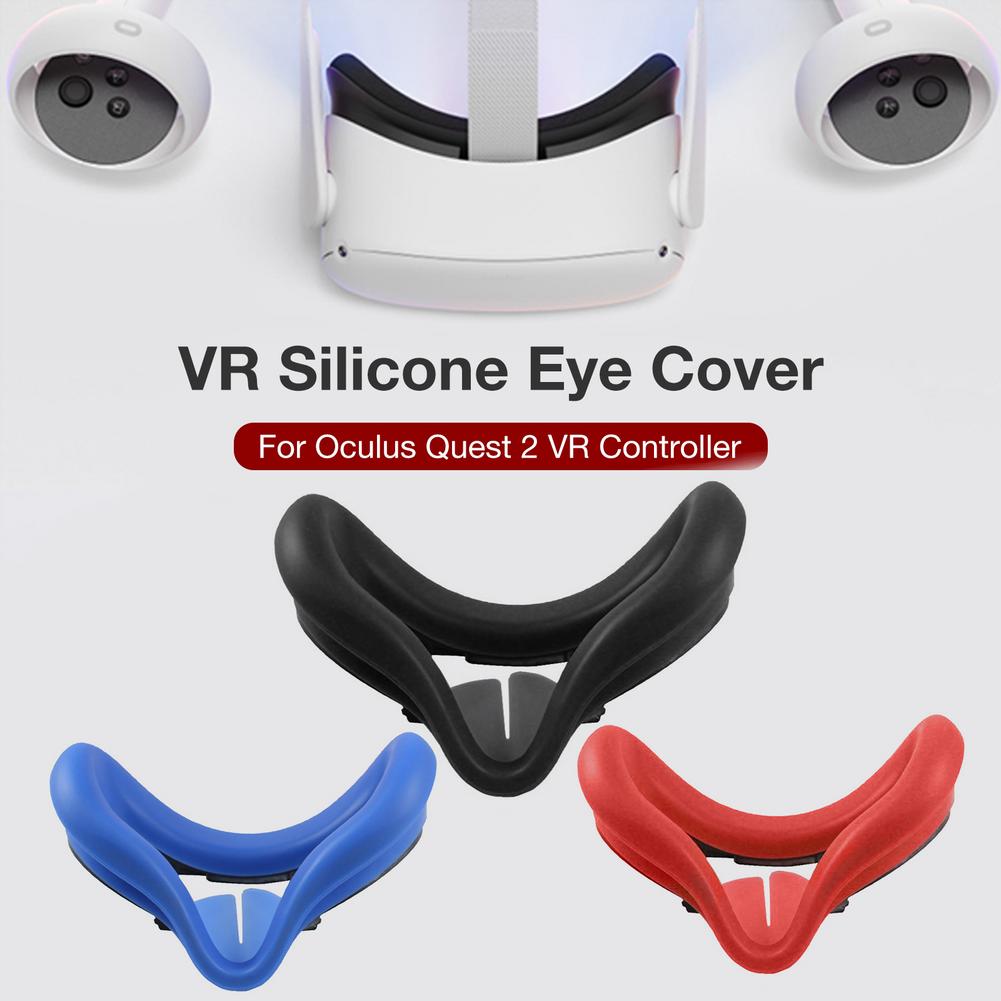 Silicone Eye Cover Pad For Oculus Quest 2 VR Headset Breathable Anti-sweat Light Blocking Eye Cover For Oculus Quest2