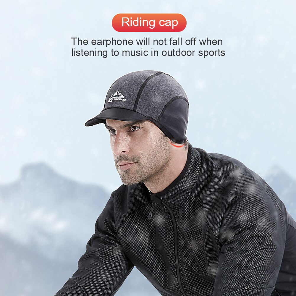 Cycling Cap Windproof Ear Protection Winter Outdoor MTB Road Bicycle Bike Riding Running Reflective Sports Ski Warmer Hat