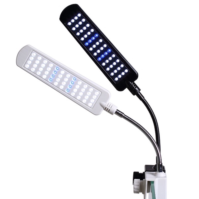 Finether-luz de acuario LED, iluminación para plantas, superfino, 24 peceras brillantes, acuario, agua interior, jardín, plantas domésticas