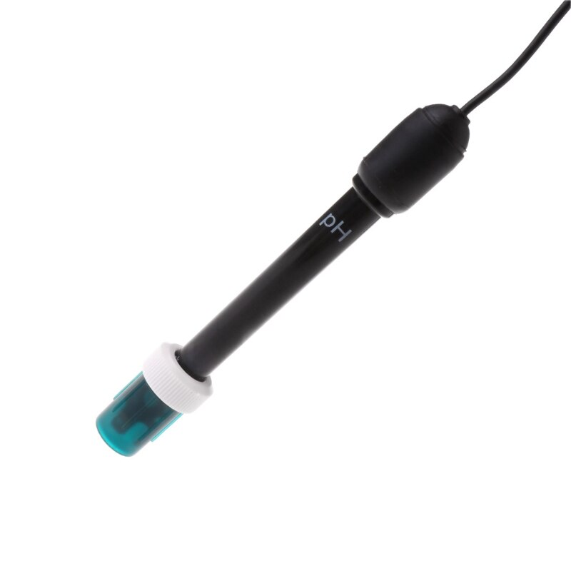 Electrodo de pH con Cable de 300cm, toma BNC con solución de calibración, precisión de 0.01pH, rango de PH 0,00 ~ 14,00