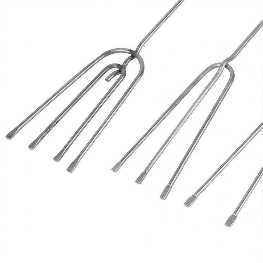 10 stk gaffel dyppe chokolade dessert gaffel værktøj rustfrit stål bageartikler kage værktøj gør det selv kage køkken gadgets tilbehør