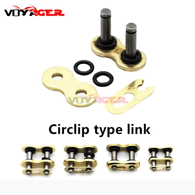 Motorcycle 428/520/525/530 chain connector/chain main chain connection buckle For 428HV/520HV/525HV/530HV O-Ring chain lock: 525