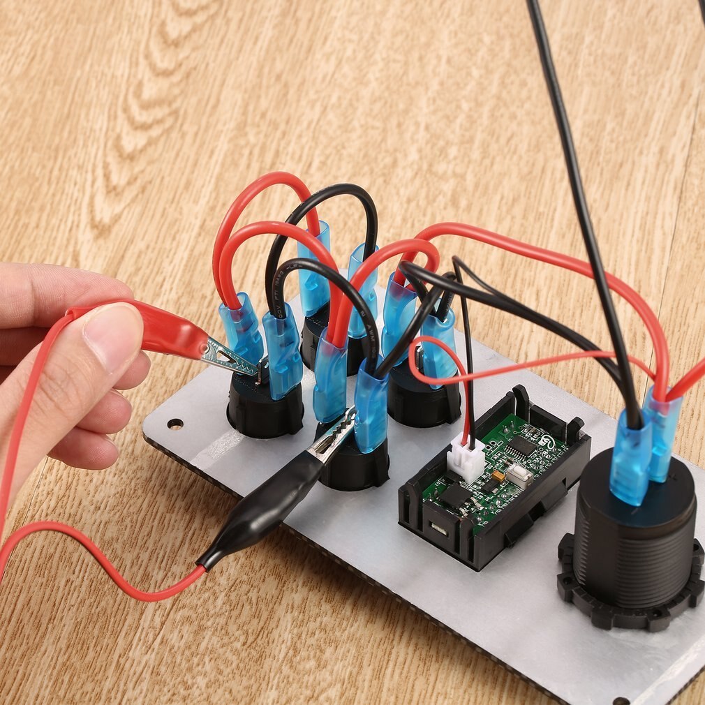 Alligator sonde elektriske testledninger klip pin bananstik kabel til digitalt multimeter wire pen kabel testværktøj