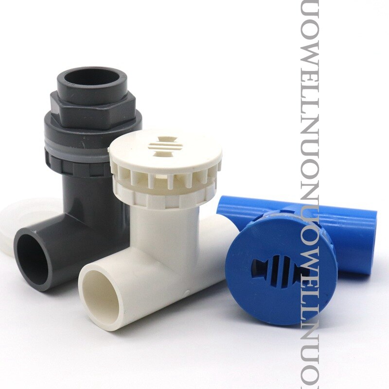 5Pcs Inner Diameter 20mm PVC Pipe Connector Aquarium 3-Way Drainage Joints Fish Tank Water Drain Tube Connectors Tee Fittings