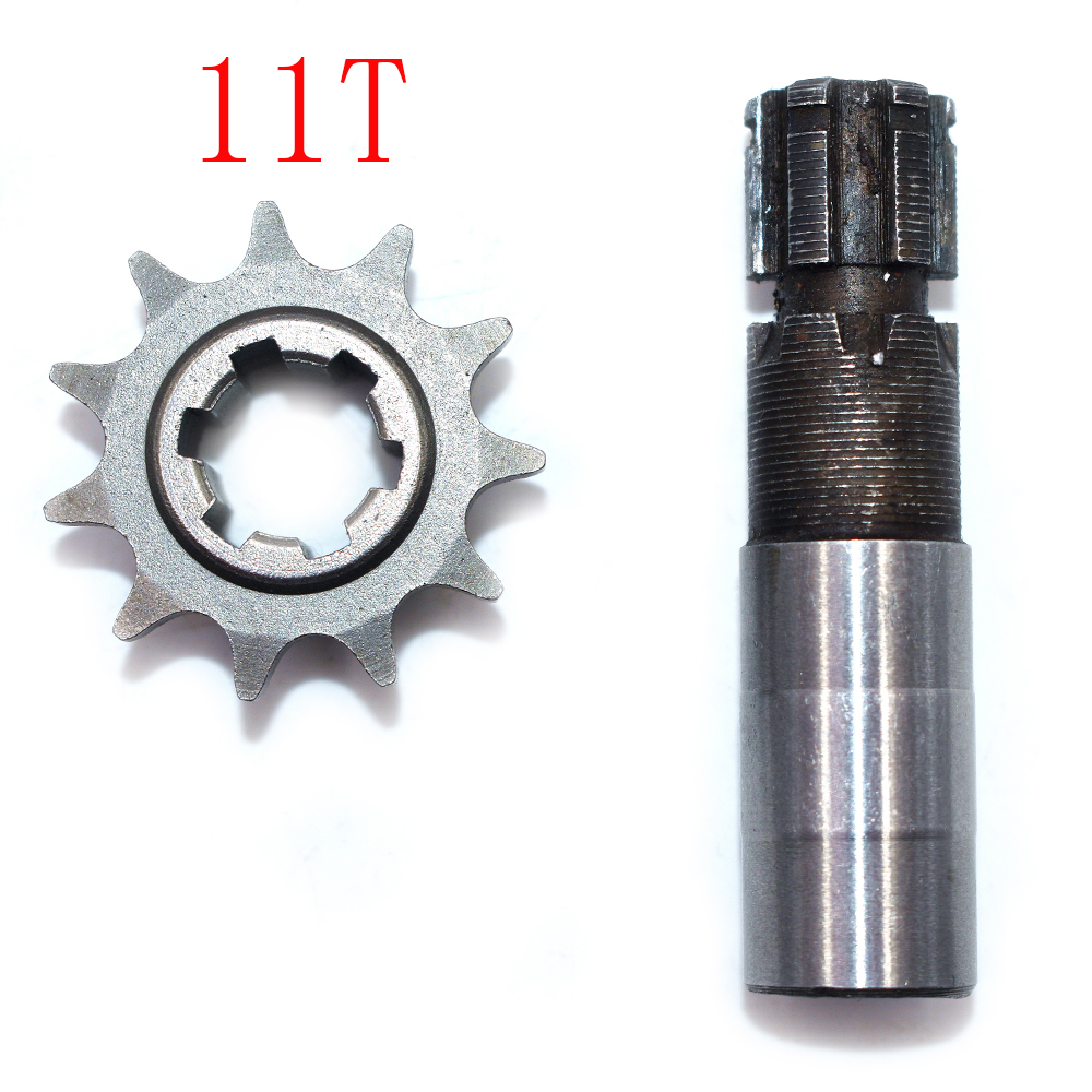 T8F Clutch Drum Gear Box Sprocket Axle fit 33cc 43cc 49cc Engine 11 14 17 20 tooth Gear Box for Scooter Mini bike: B