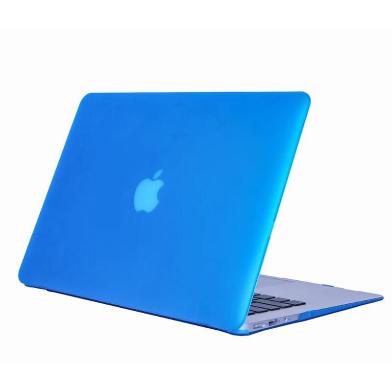 Caso mate para macbook air 11 capa protetora a1370 a1465 fosco escudo de plástico duro: Azul