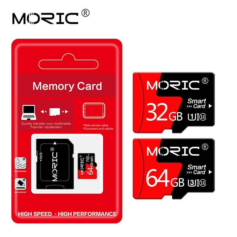 Original Moric SD Card Cartão Micro SD/TF Cartão de Memória Flash cartão de memória GB 8 4GB GB 32 16GB GB 128GB 256GB Classe 10 64