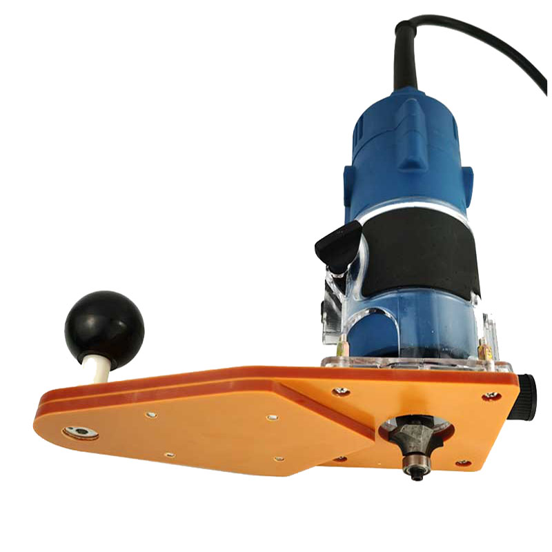 Trimmemaskin balansebrett vippebrett bunnplate sporing avfasing trebearbeiding elektrisk trefresing installasjonsbrett