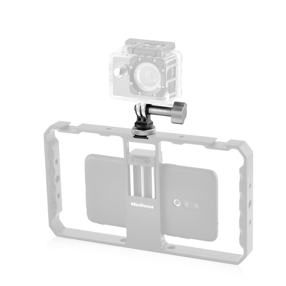 Adaptateur de montage de chaussures chaudes trépied vis à caméra d'action pour GoPro Hero 9 8 7 6 5 4 OSMO montage sur DSLR caméra téléphone Cage chaussure froide