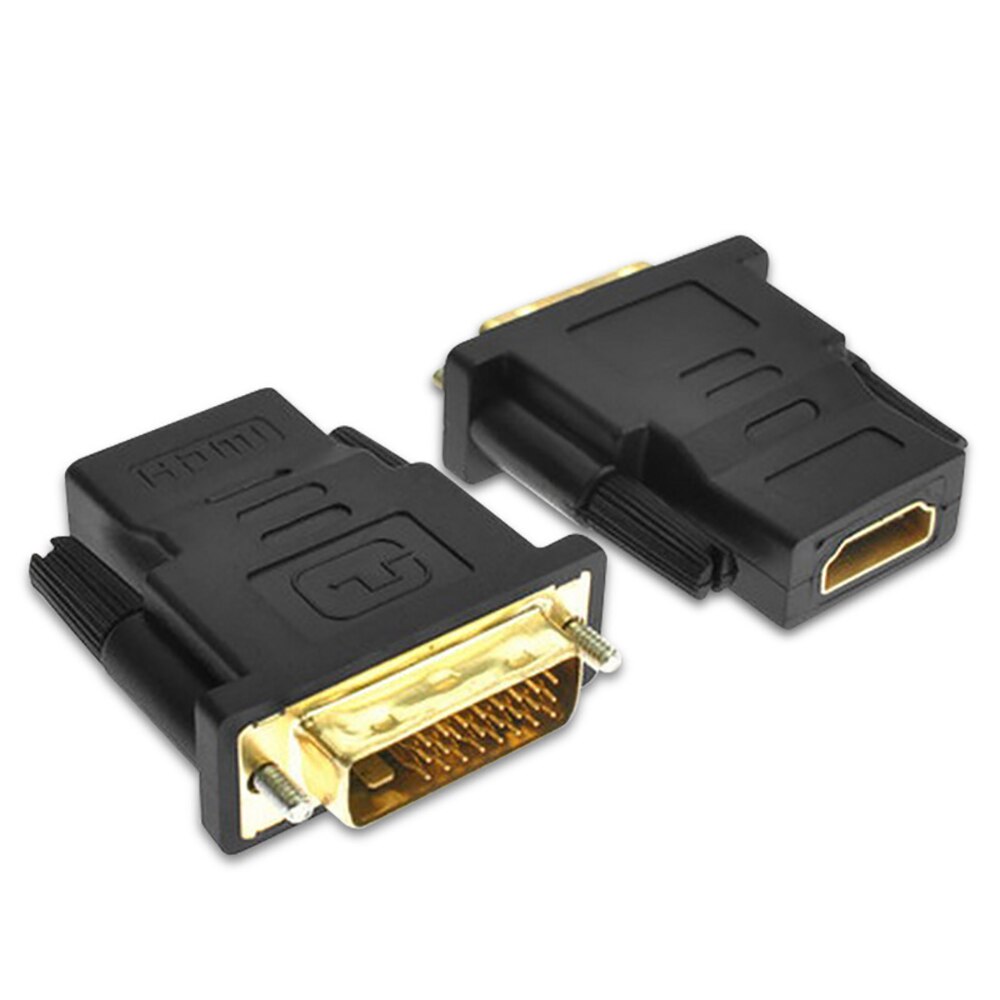 DVI to HDMI Adapter Bidirectional DVI-D 24+1 Male to HDMI Female Cable Connector Converter for HDTV Projector HDMI to DVI