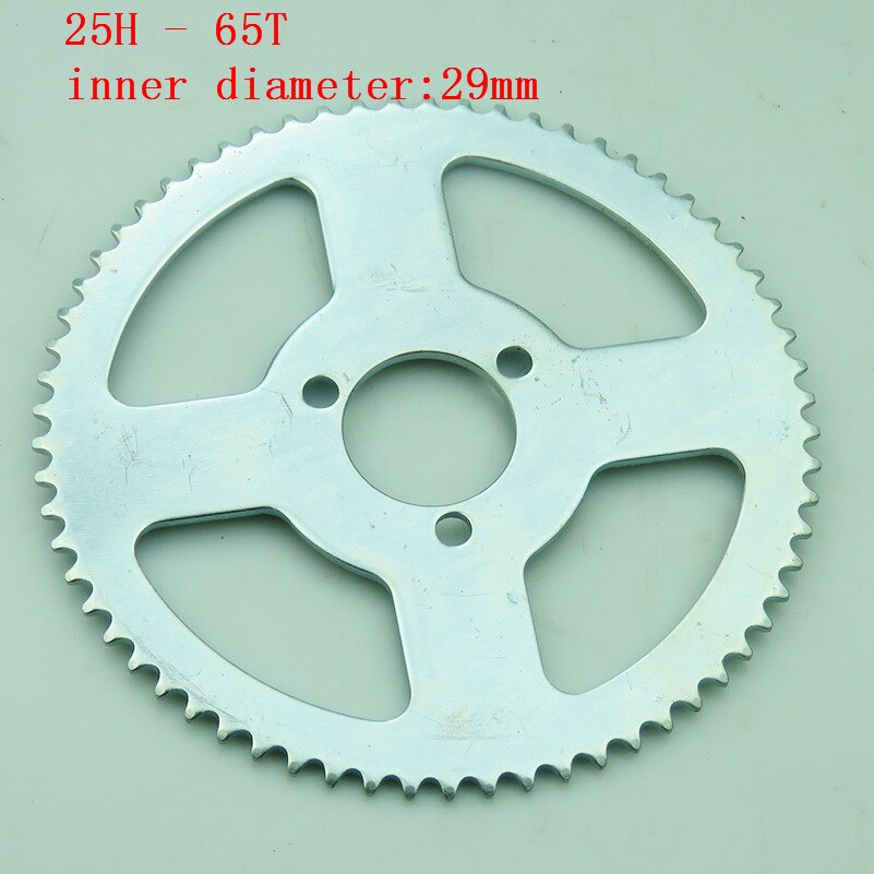 25H 65t 29MM Rear Sprocket fit Mini Moto ATV Quad Dirt Pit Pocket Bike Chopper Bike Motorcycle Motocross