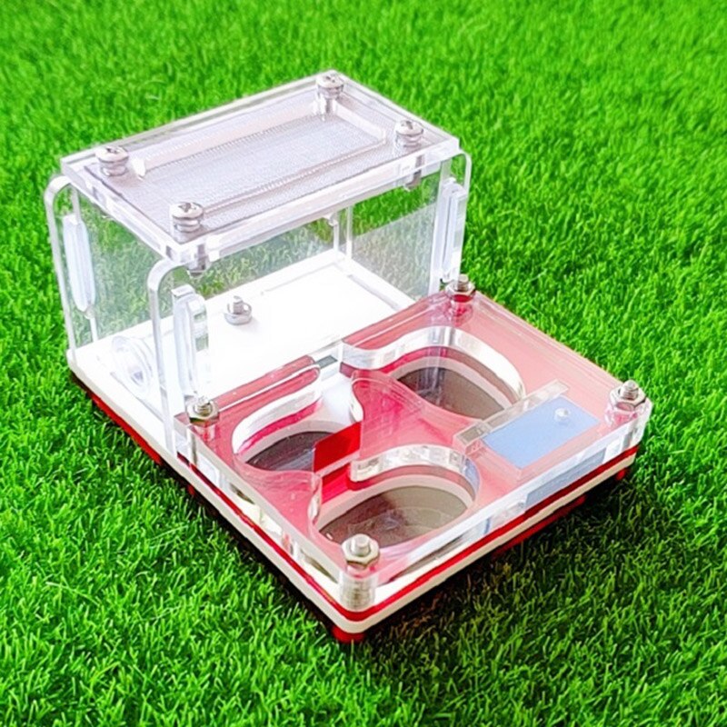 Mini Ant Farm Acrylic Ant Nest Small Pet Feeding Box Insect Supplies 9x7x4.5cm: FA-010