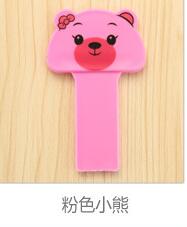 1pcs Cute cartoon Toilet Seat Holder Sanitary Closestool Seat Cover Lift Handle Seat Cover Lifter Portable Toilet Accessories: 4