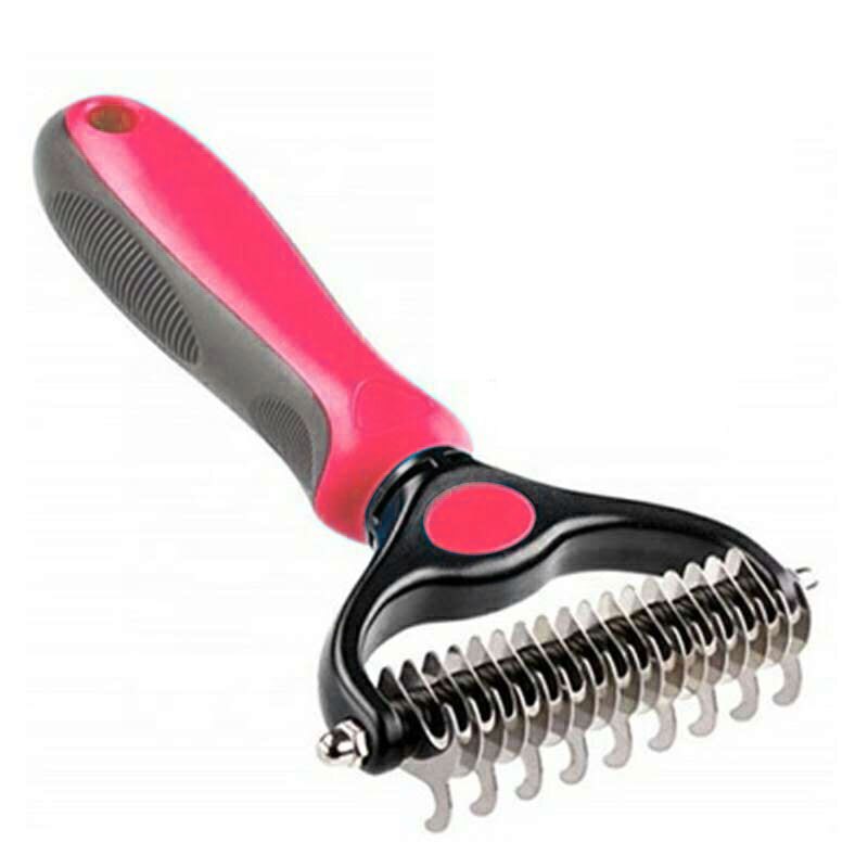 Cepillo para quitar el pelo de mascotas, herramientas para el cuidado de mascotas y gatos: pink 1 / 50x160mm