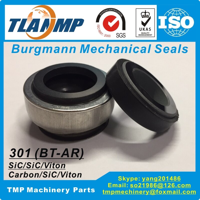 301-25L (BT-AR-25L) , 301-25 L, soffietto in gomma TLANMP Tenute Meccaniche (d3 = 47 millimetri, d7 = 50mm)| Equivalente a Burgmann Sigilli BT-AR