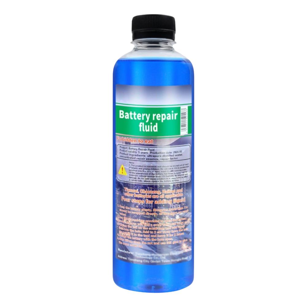 Solution liquide de dominoration de la santé des batteries pour acide de plomb 24.com, nettoyant d'additifs et de terminaux, solution de renouvellement de batterie