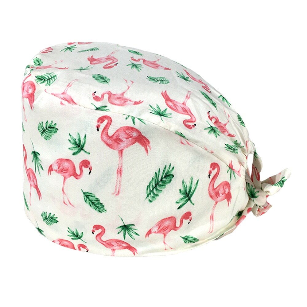 Cartoon Printing Verstelbare Ademend Scrub Cap Beauty Salon Lady Verpleging Cap Ziekenhuis Chirurgische Caps: 12030