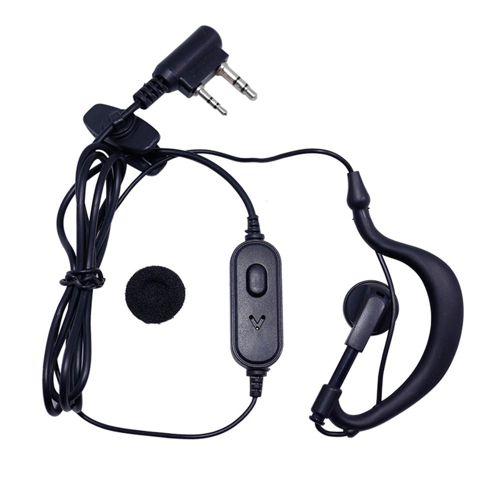Ptt mic kuulokkeet radiopuhelin kuuloke baofeng kuulokkeet uv -5r uv -5re uv -s9 plus bf -888s ksun cb kaksisuuntaiselle radiolle
