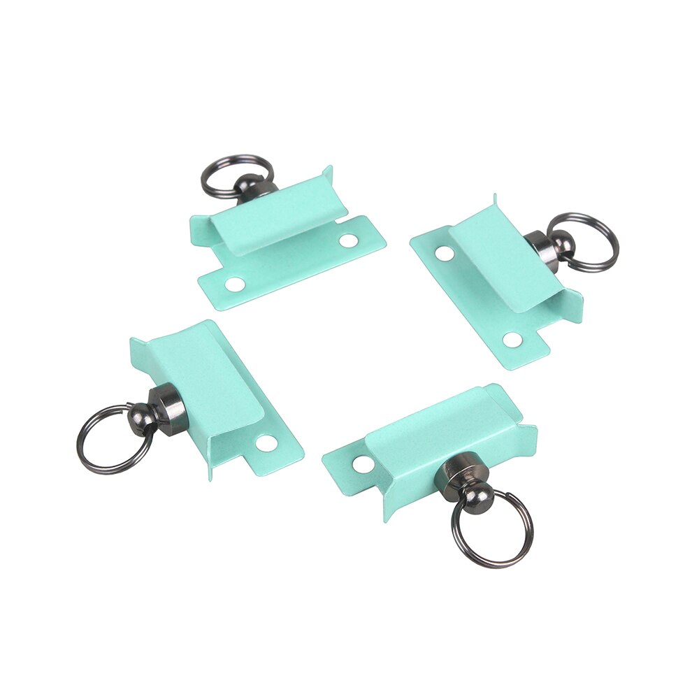 XCR3D 4pcs 3D Printer Parts Glass Platform Clamp Heated Bed Clip Colours Stainless Steel Plate Holder with Pull Ring for ender 3