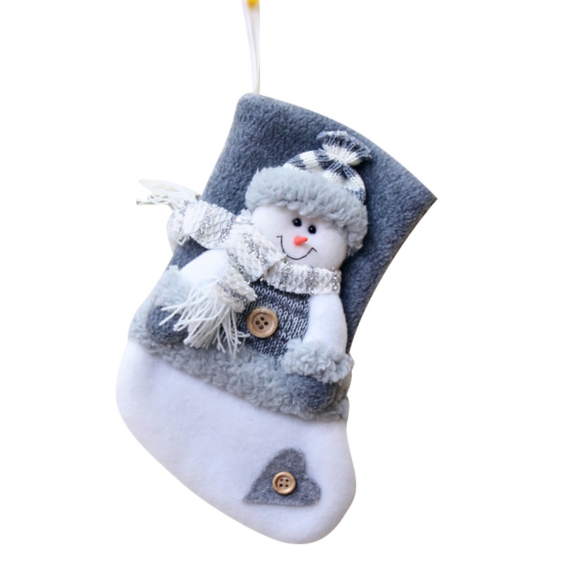 Decoración del hogar medias de Navidad lindo caramelo bolsa de novedad Elk Navidad decoración Calcetines niños