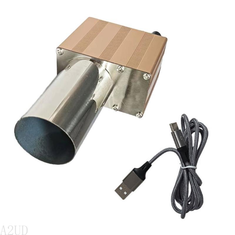 A2ud elektriska bälgar, bärbart grillverktyg, luftfläkt, kolstartare, 5v usb, 10000 rpm spisfläkt