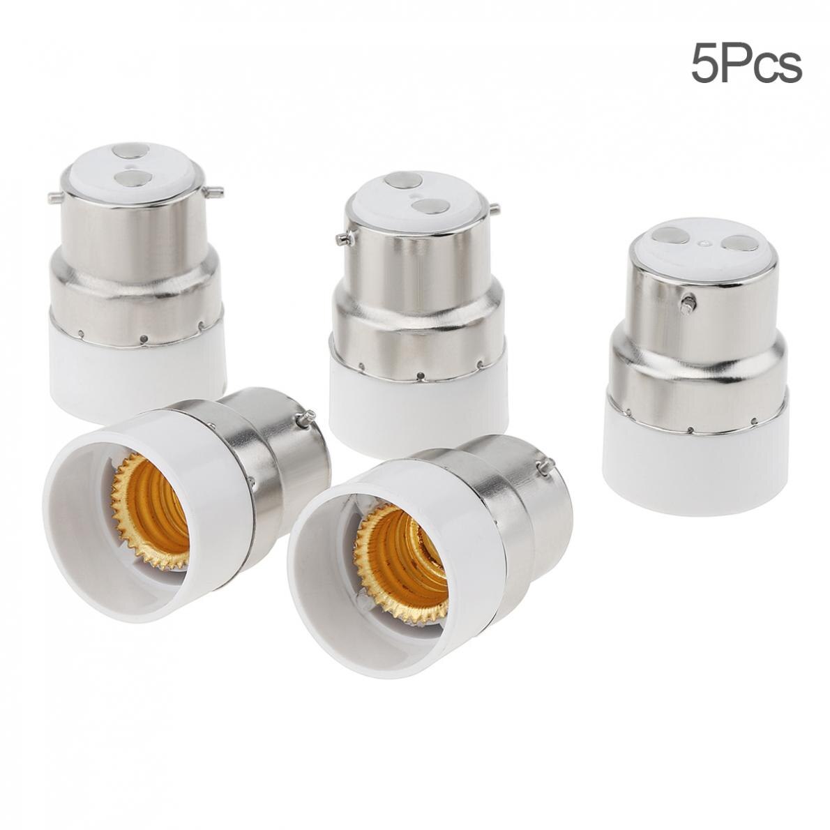 Led Lamp Sockets 5 Stks/partij B22 Om E14 Led Lamp Base Adapter Universele Licht Converter Lamp Socket Houder Lamp Base adapters