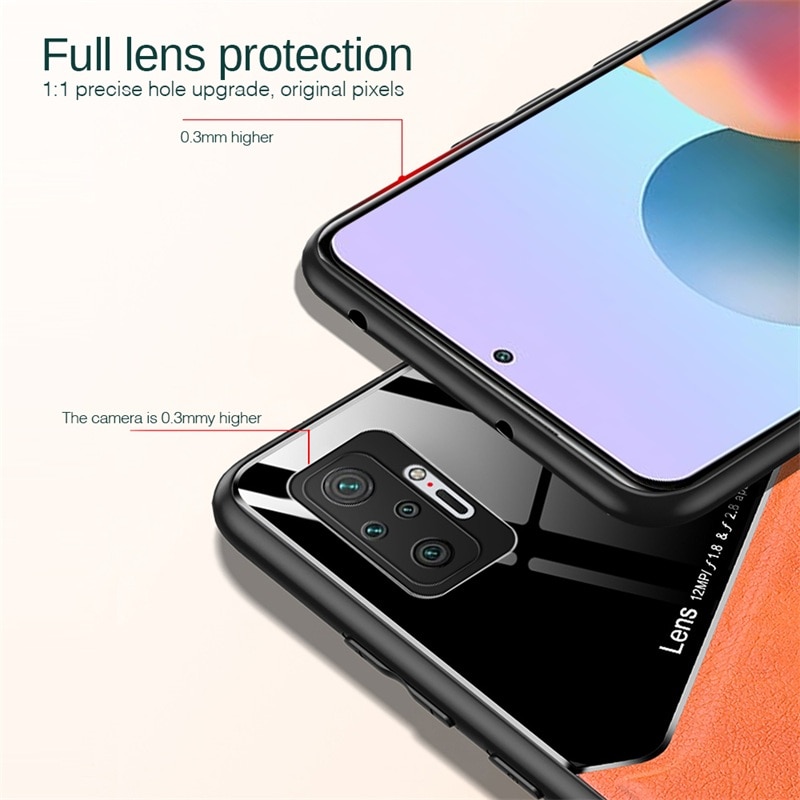 Redmy Note10 Pro Case Leather Car Magnetic Holder Cover For Xiaomi Redmi Note 10 11 Pro 11S 10S 10T Soft Frame Shockproof Coque
