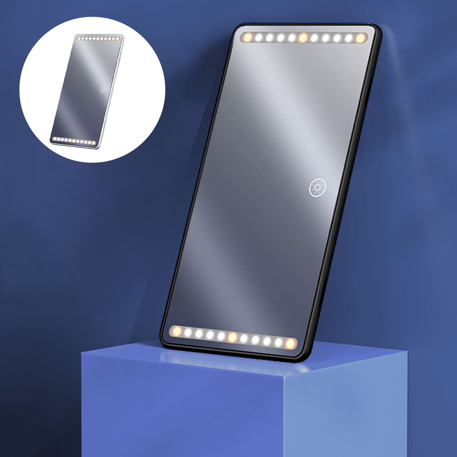 Universal Auto Interior Makeup Mirror Sun Visor with LED Fill Light Car Supply Sun Visor High Clear Interior HD Mirror