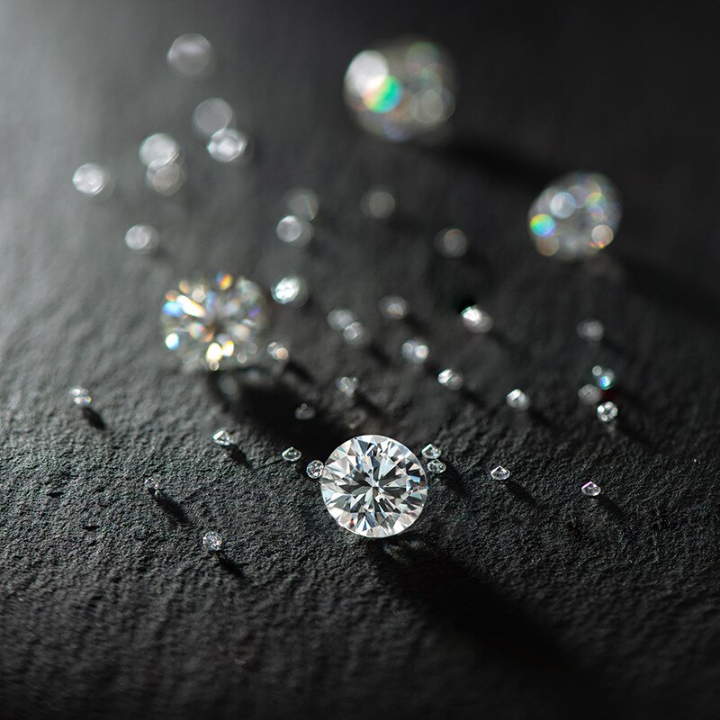 Joiashome Losse Moissanites Steen D Kleur 8.0Mm Brilliant VVS1 Grade Excellent Cut Vrouwen Fijne Sieraden Maken Met Certificaat